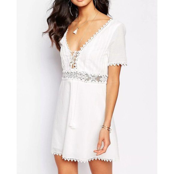 Jetset Diaries Grazie Lace-Up Cut-Outs Corset Mini - Picture 4 of 8